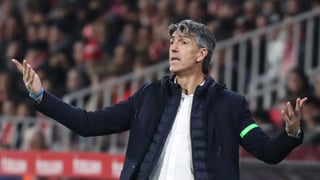 Imanol Alguacil se resigna ante el último problema de la Real Sociedad