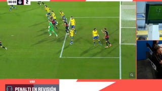 La surrealista intervención del VAR en el partido Las Palmas - Mallorca
