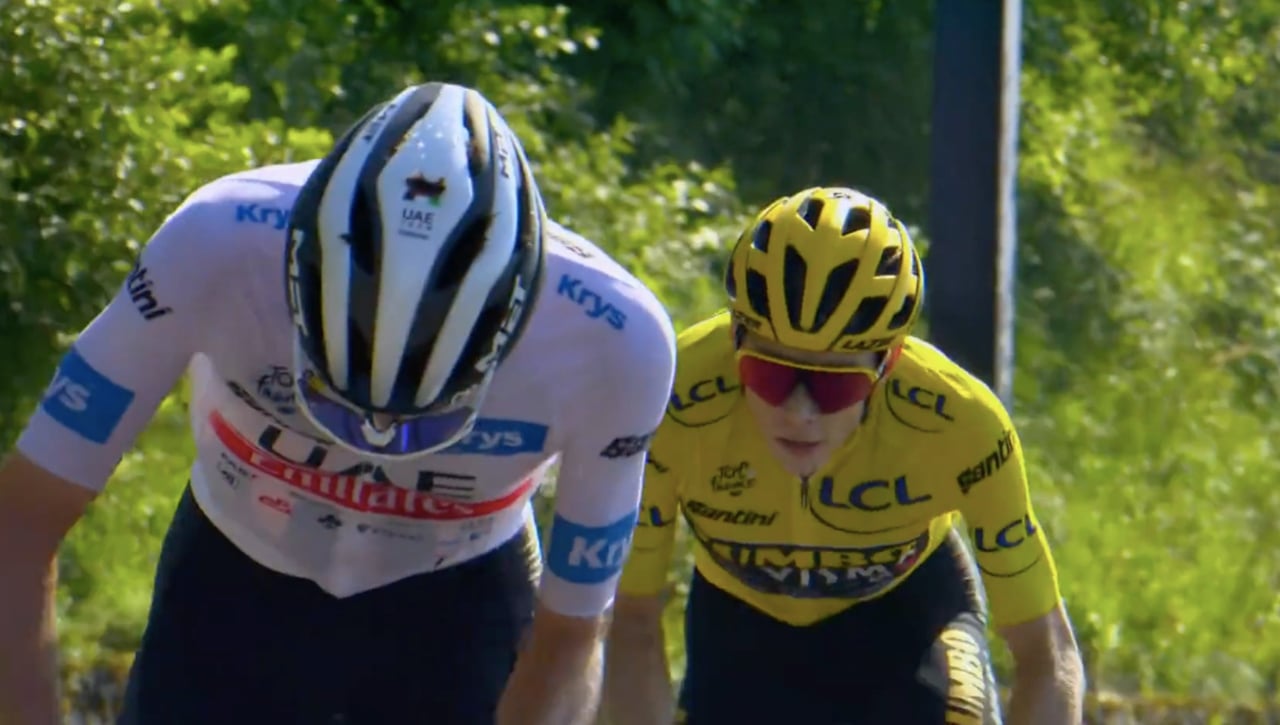 Woods conquista el Puy de Dôme en una tremenda batalla entre Vingegaard y Pogacar