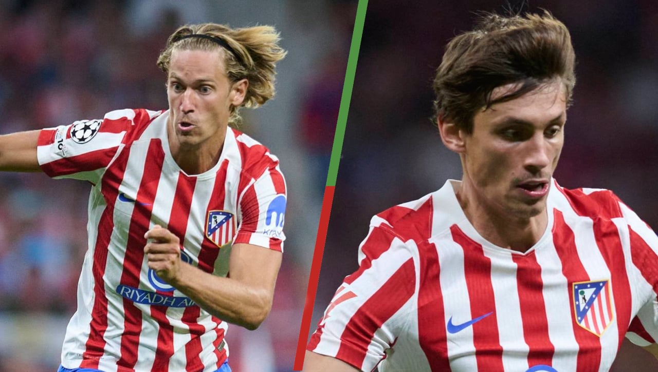 Marcos Llorente y Le Normand, las únicas dos bajas para el Atlético de Madrid ante el Barcelona