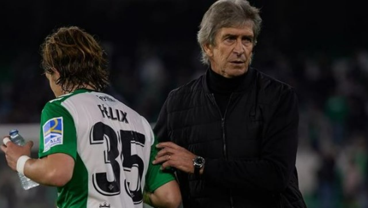 Lo que le dijo Pellegrini a Félix antes de su debut con el Betis