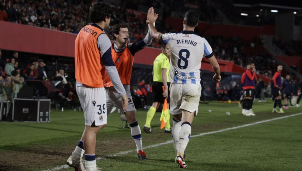 Mikel Merino explica su polémica celebración