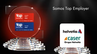 Las compañías de Helvetia galardonadas con el premio "Top Employer" 2025 
