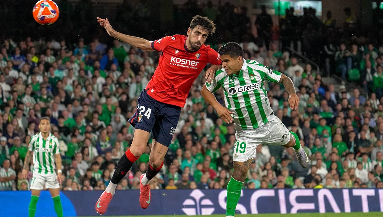 Betis - Osasuna: horario canal y dónde ver hoy en TV el partido de la jornada 7 de LaLiga