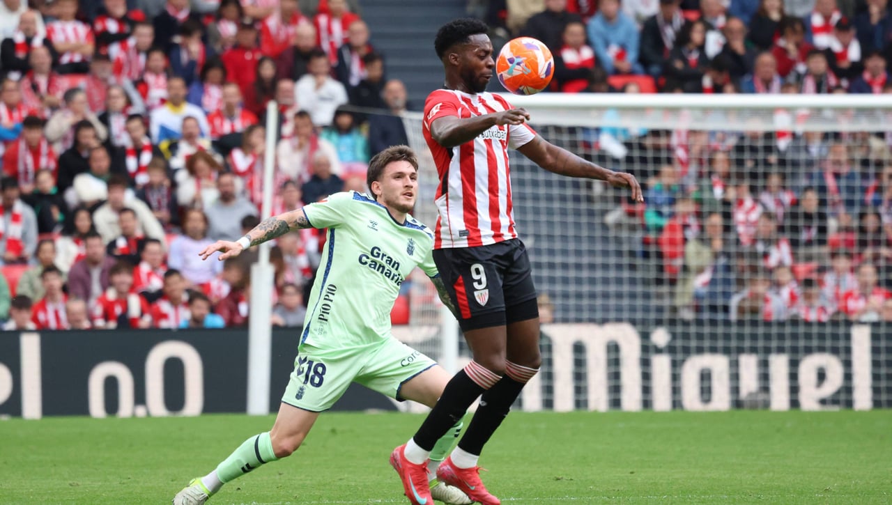 Athletic 1-0 Las Palmas: Iñaki Williams se queda con Europa y complica a Diego Martínez
