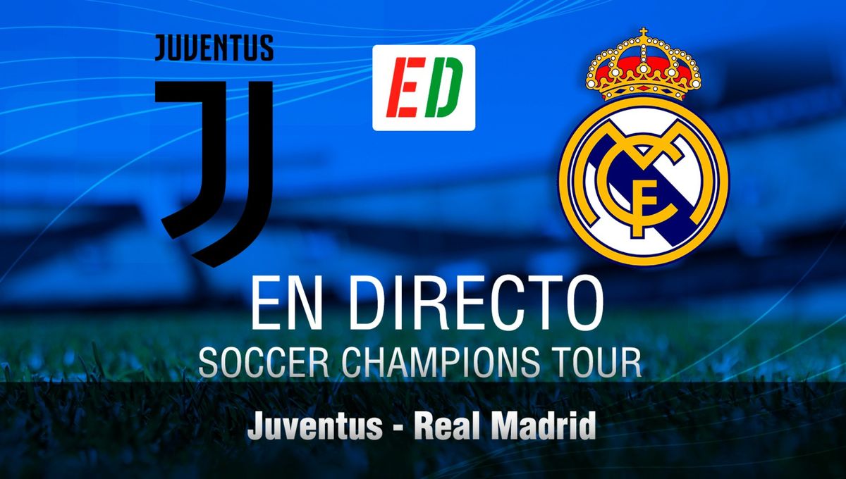 Real Madrid - Juventus resumen, resultado y goles del  Partido amistoso del Soccer Champions Tour