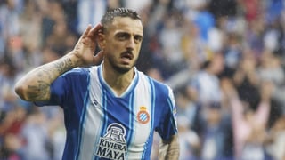 Joselu ya va calentando el derbi Espanyol-Barcelona: ¿Pasillo al campeón?