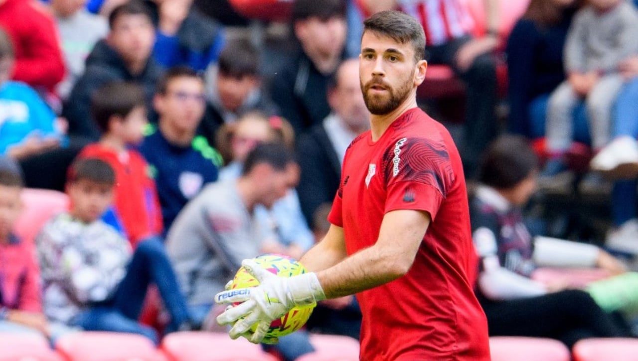 Unai Simón, duda para el derbi vasco