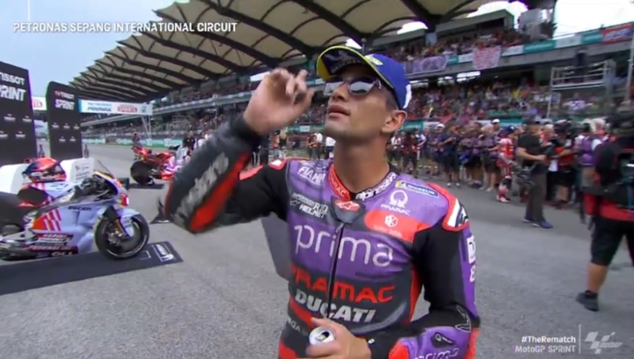 Jorge Martín y su bonito gesto con Valencia