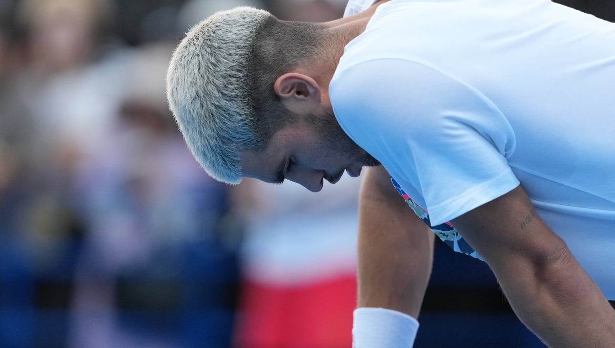 El tobillo deja KO a Carlos Alcaraz