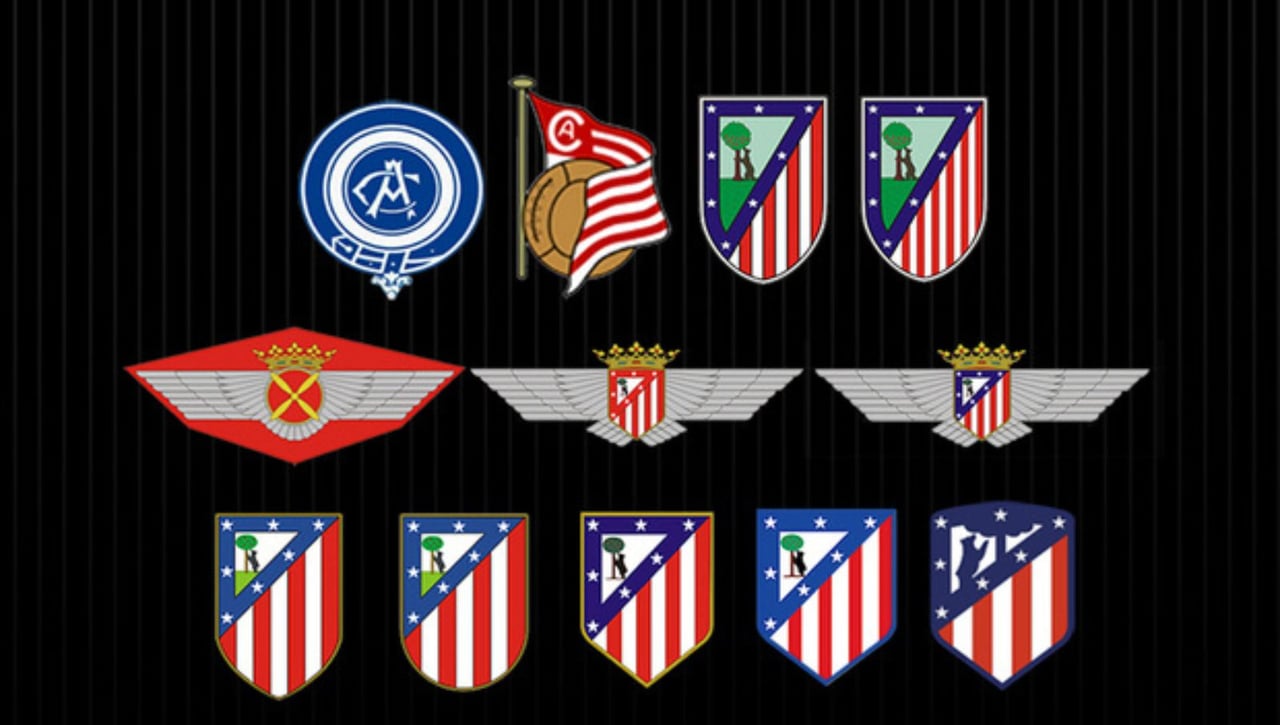 Escudos de equipos que han cambiado radicalmente su diseño