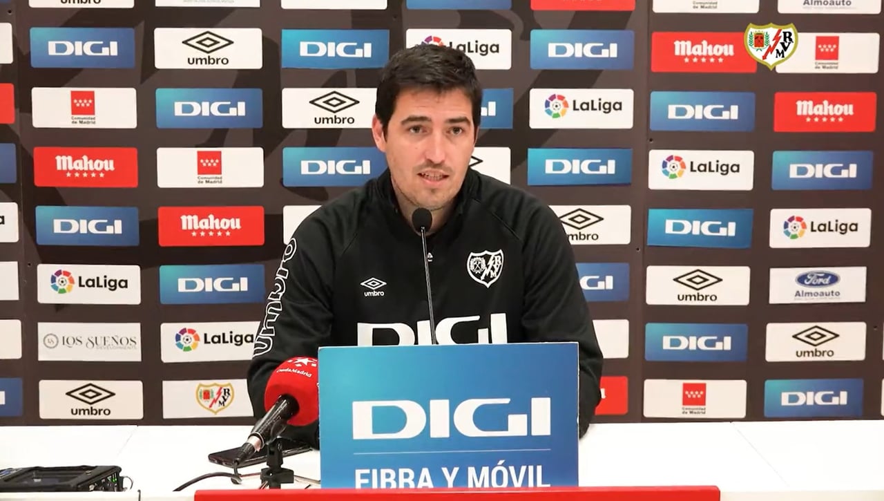 Iraola anuncia salidas en el Rayo Vallecano