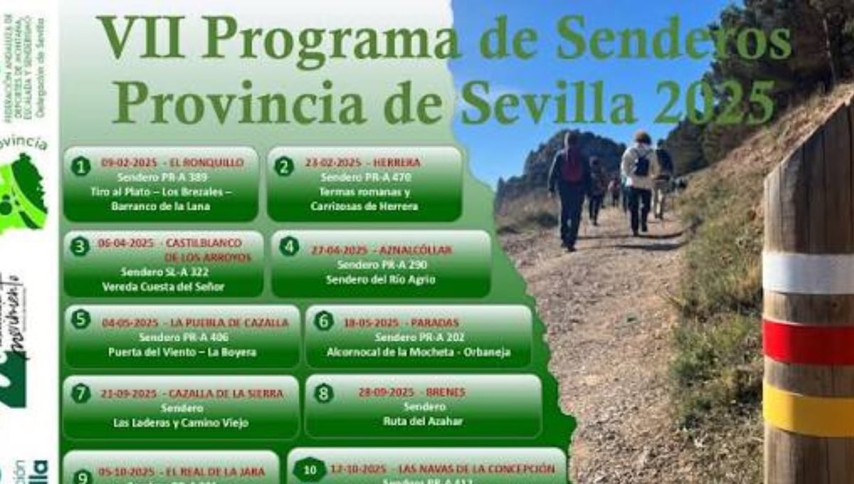 Unas 1000 personas participan en la primera mitad del Circuito provincial de Senderismo