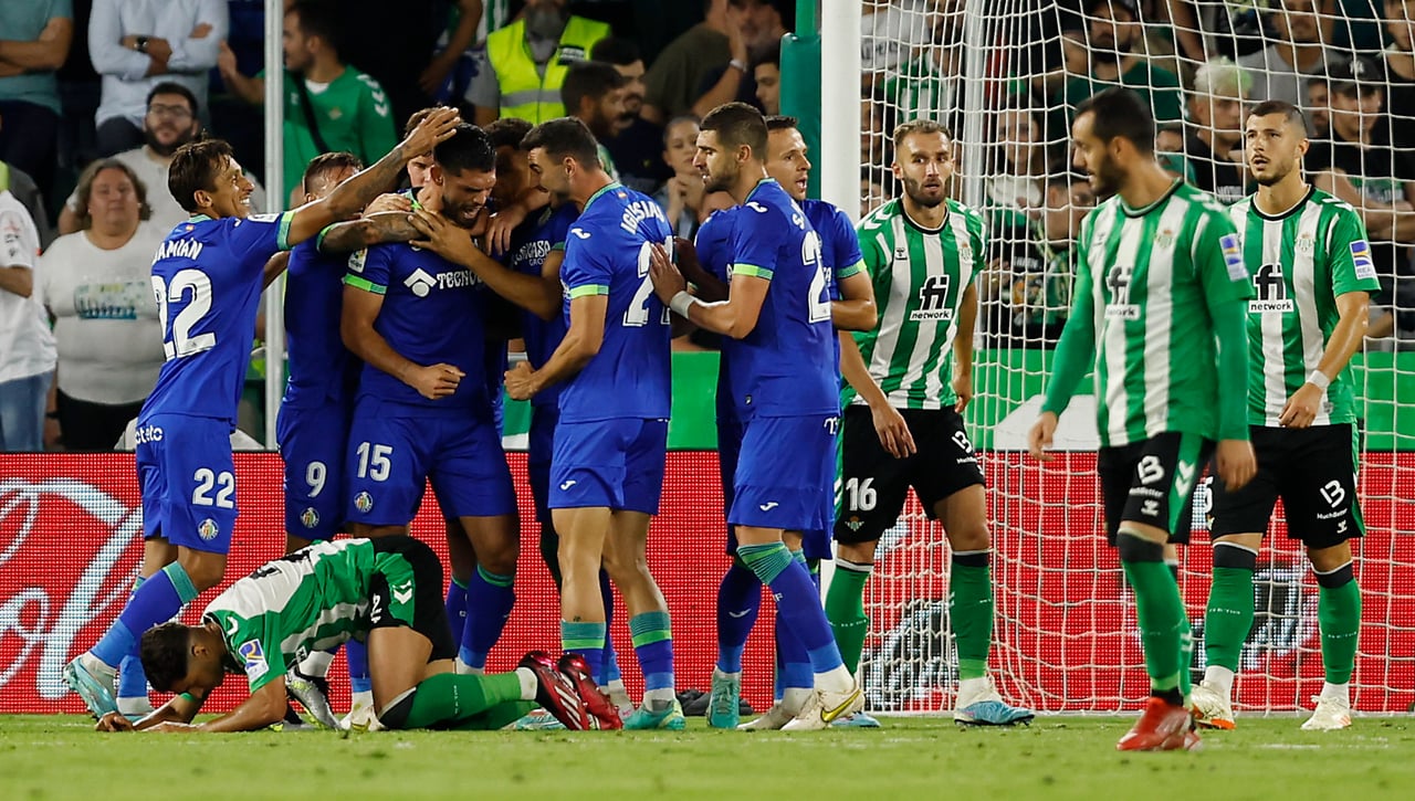 Betis 0-1 Getafe: Se va de la fiesta sin abrir el regalo