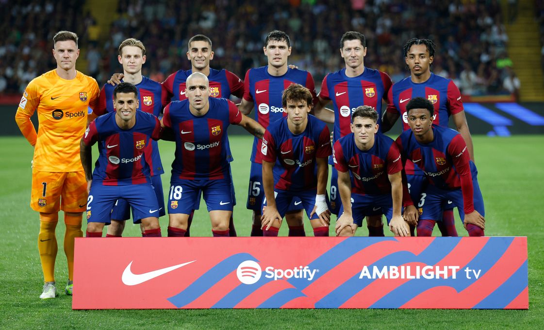 Fútbol club barcelona alineación