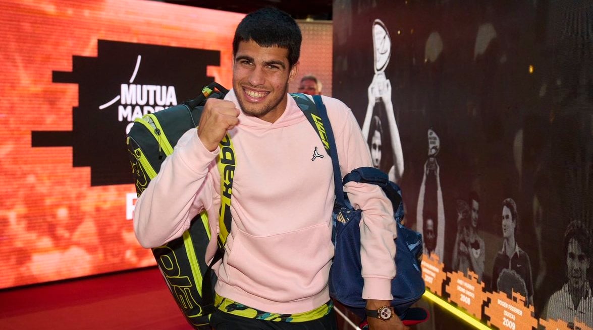 Carlos Alcaraz siente el apoyo del Real Madrid