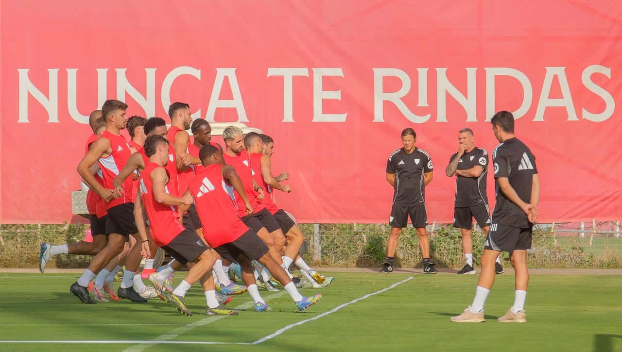 Almeyda advierte a sus jugadores: "En el fútbol no se gana con la palabra sino con los hechos"