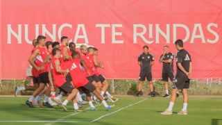 Almeyda advierte a sus jugadores: "En el fútbol no se gana con la palabra sino con los hechos"