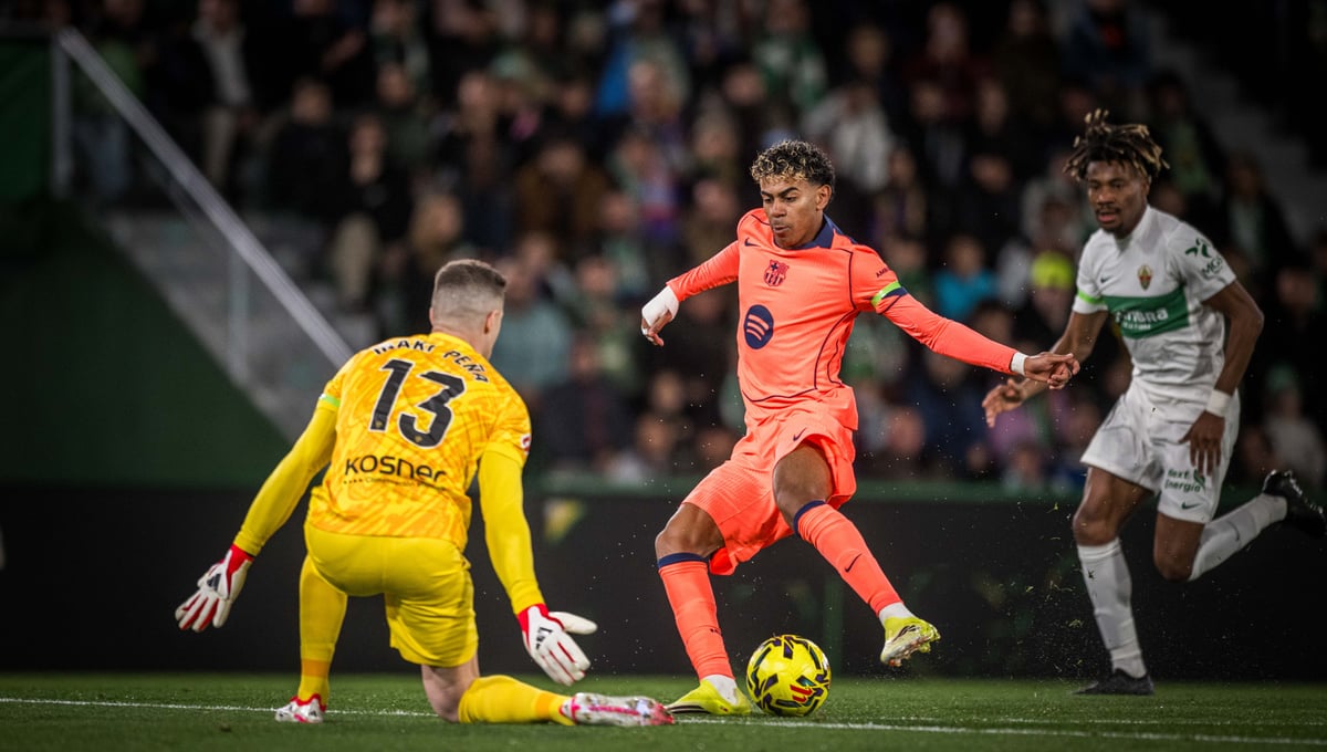 Elche 1-3 Barcelona: Lamine Yamal mantiene a los azulgranas líderes de LaLiga