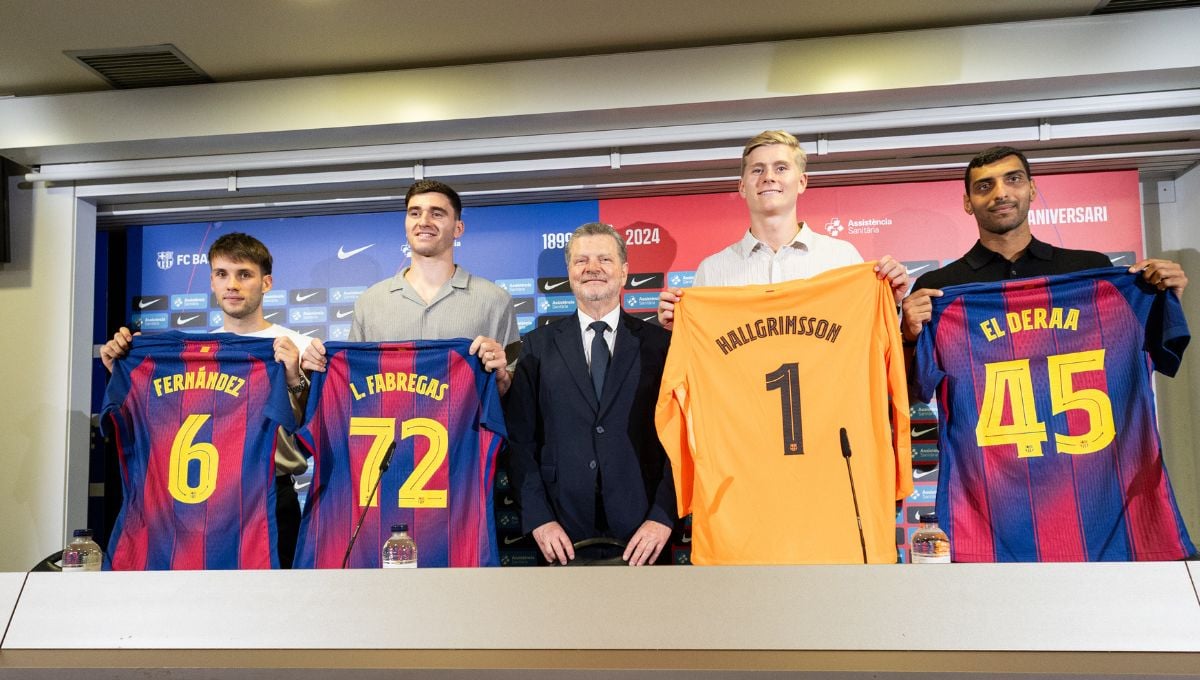 El Barça confirma el bombazo, ficha a uno de los Hispanos y presenta otros cuatro fichajes