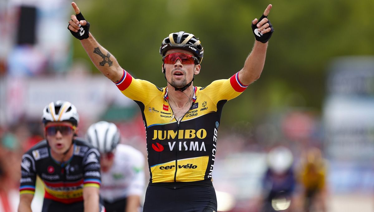 Roglic y Kuss dan otro golpe en la cacicada de Jumbo en la Vuelta