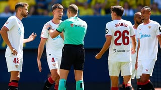 La RFEF se ceba con el Sevilla FC: de propina, tenso reencuentro con Alberola Rojas tras el duro castigo a Isaac Romero y el cierre del Sánchez-Pizjuán 