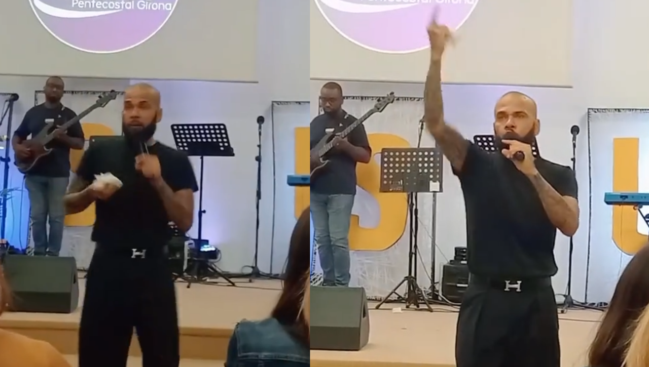 La nueva vida de Dani Alves como predicador de una iglesia: ''hay que tener Fe, yo soy la prueba de ello''