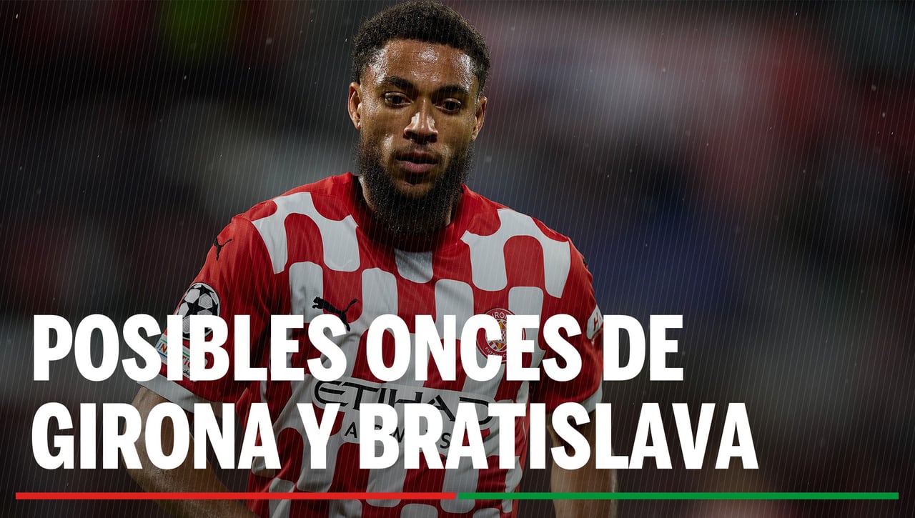 Alineaciones Girona – Slovan de Bratislava: alineación probable de Girona y Slovan de Bratislava en la jornada 3 de la Champions League