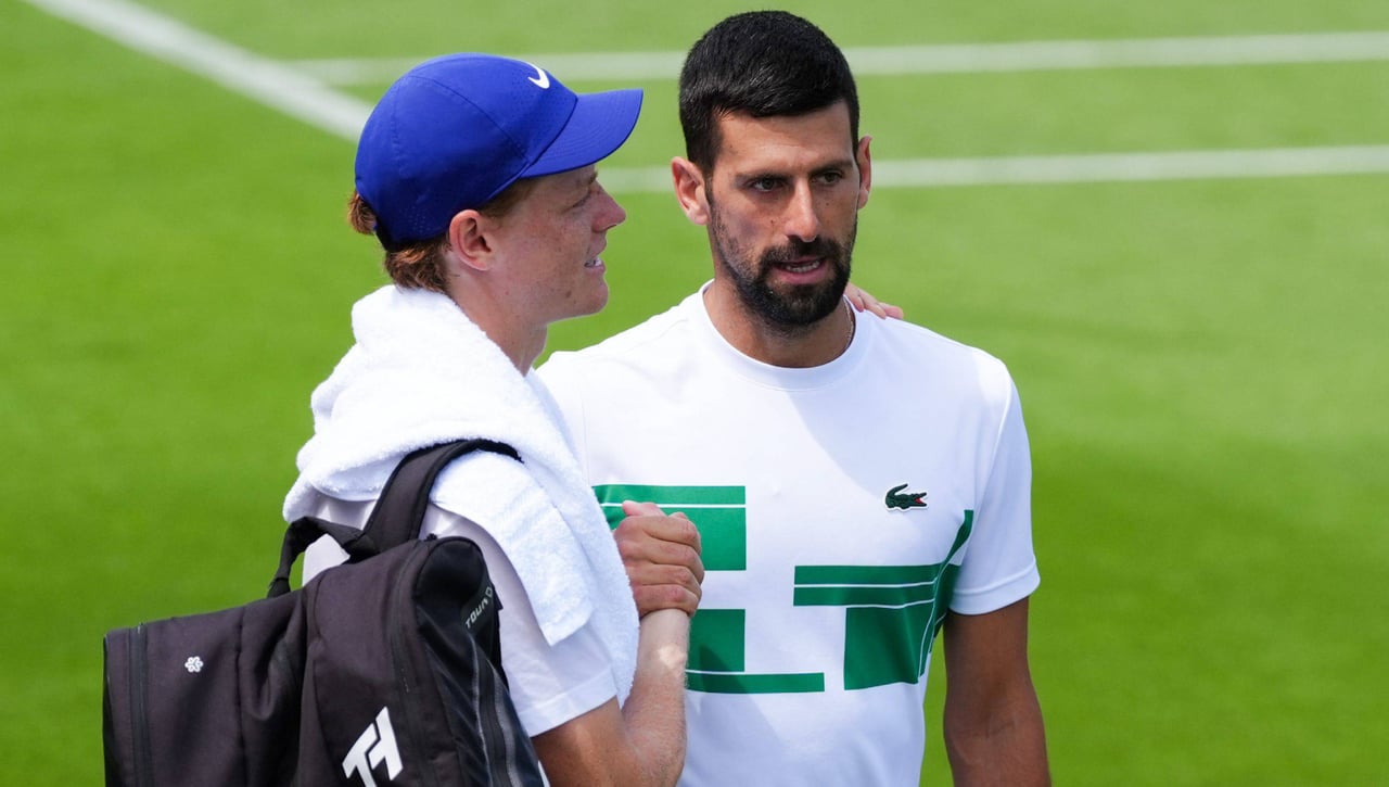Peligra el duelo Sinner-Djokovic en Wimbledon