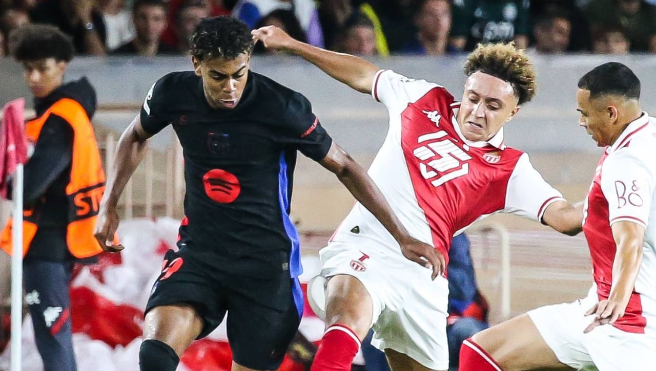 Mónaco 2-1 Barcelona: Ter Stegen lo pone imposible hasta para Lamine Yamal