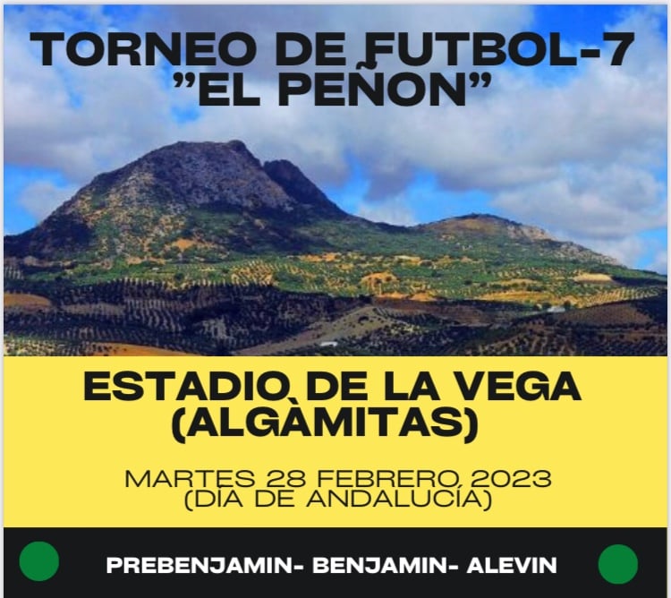 Algámitas celebrará un torneo de Fútbol 7 con motivo del Día de Andalucía