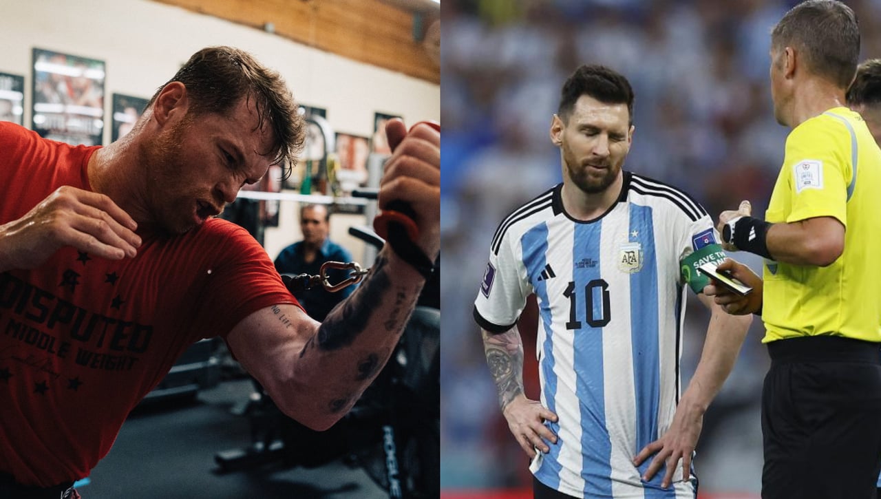 La rajada de un ex del Almería sobre Canelo Álvarez y Leo Messi: "Tiene que callar la boca"