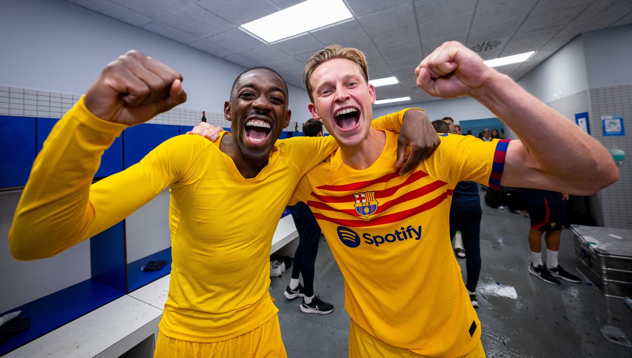 Los vídeos de una celebración del Barcelona que no se ha perdido Laporta
