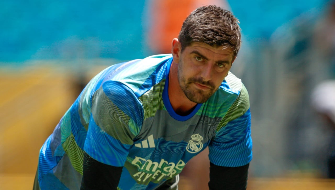 El palo de Courtois a Ancelotti en el Mundial de Clubes