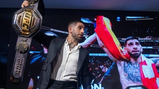 Topuria y Sergio Ramos la lían en el cara a cara con Holloway