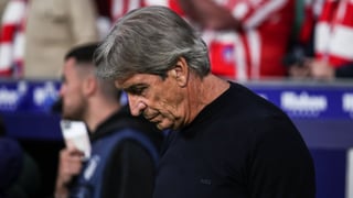 Manuel Pellegrini afronta el trago más amargo en sus seis años como técnico del Real Betis 