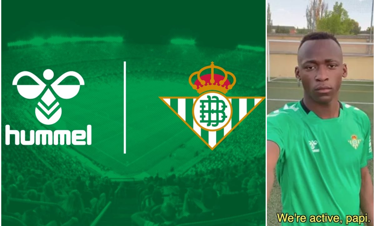 El doble anuncio del Betis en el vídeo de Luiz Henrique