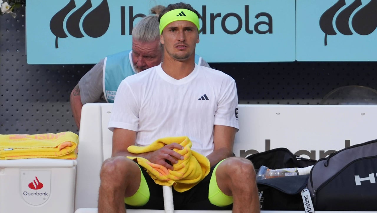 Zverev culpa al apagón de su eliminación en el Mutua Madrid Open