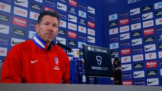 Simeone, entrenador del Atlético, resignado con el calendario de LaLiga: “No hay ninguna fuerza para poder generar el diálogo”