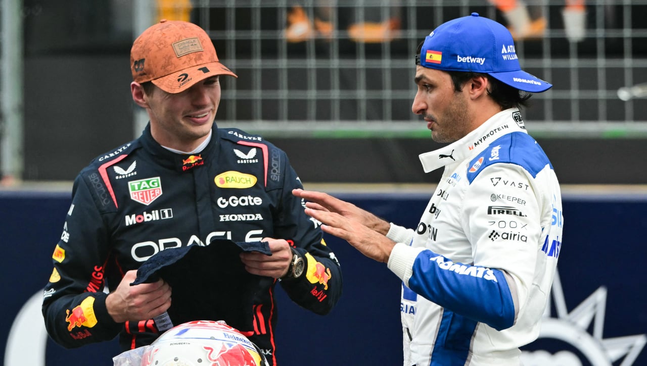 Carlos Sainz y Verstappen sacan provecho de un accidentado sprint en Austin