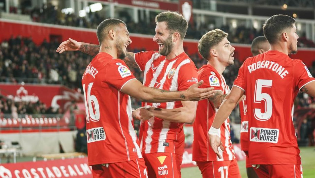 El uno a uno de los jugadores del Almería frente al Espanyol