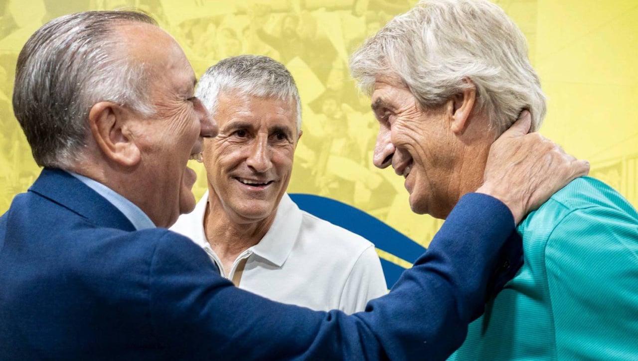 Pellegrini y Setién, visiones dispares del Villarreal-Betis