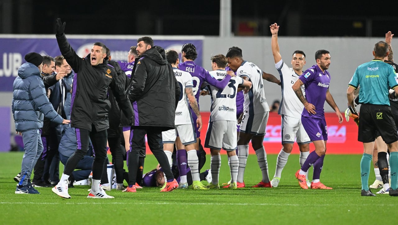 Susto tremendo en Italia con Bove