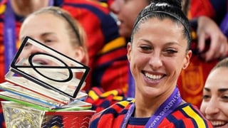 La emoción de Jenni Hermoso al salir de nuevo campeona: "Se me ponen los ojos llorosos"