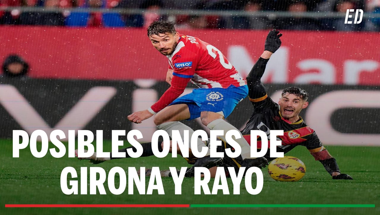 Alineaciones Girona - Rayo Vallecano: Alineación posible de Girona y Rayo en el partido de hoy de LaLiga EA Sports