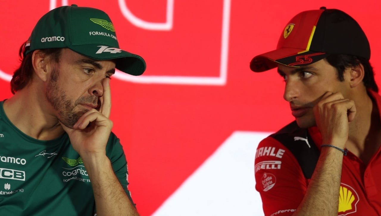 Hasta Carlos Sainz se alegra del poderío de Alonso con Aston Martin