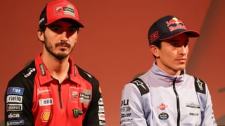 Ducati mide los tiempos de Bagnaia mientras Márquez avanza en su renovación
