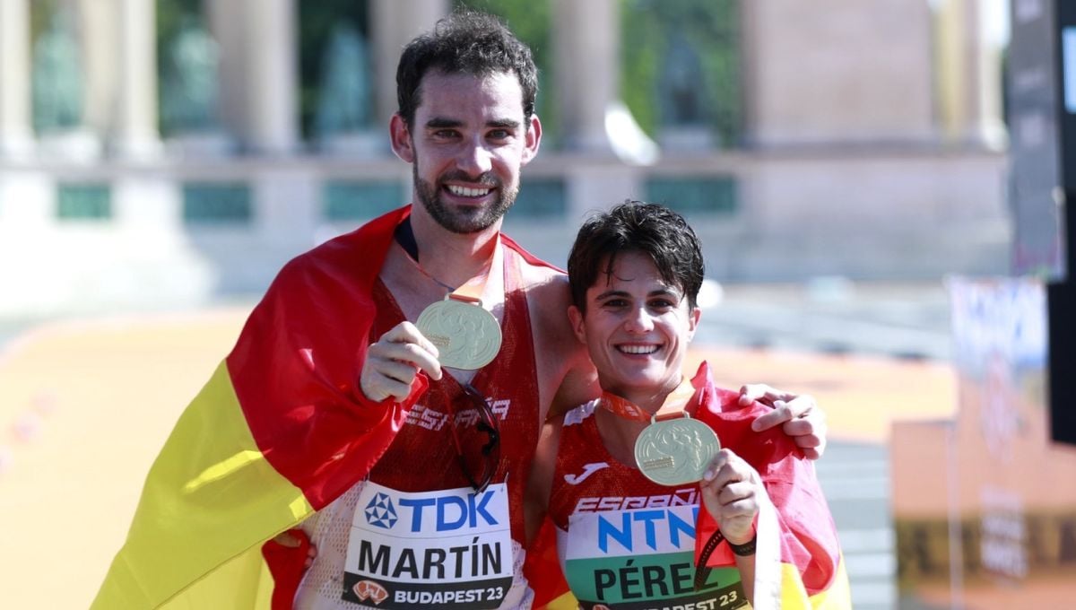 María Pérez logra un doblete histórico para España en el Mundial de Atletismo