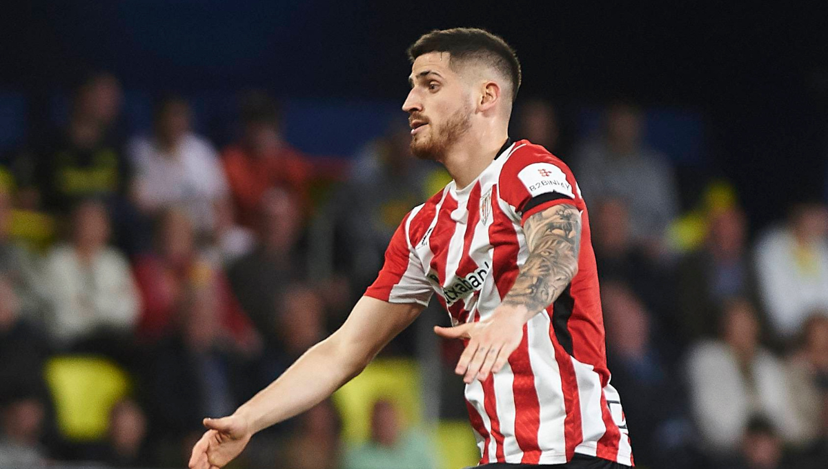 Roce de Sancet con Íñigo Vicente que no pasa a mayores