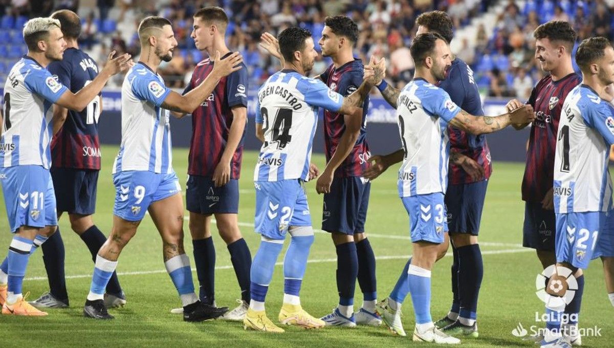Las notas de los jugadores del Málaga ante el Huesca